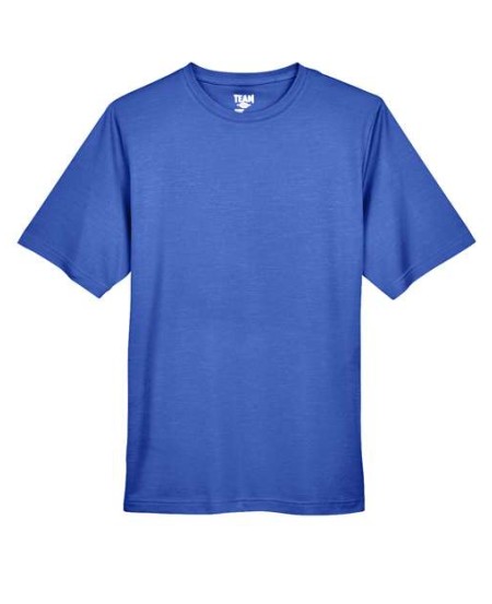 Team 365 TT11H Men's Sonic Heather Performance T-Shirt – 3.5 oz. Polyester Sonic Heather Interlock | XS–4XL