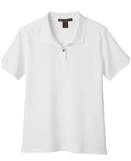 Harriton M200W Women's Cotton Polo – 100% Ring-Spun Cotton Pique Women's Short-Sleeve Polo | XS–3XL