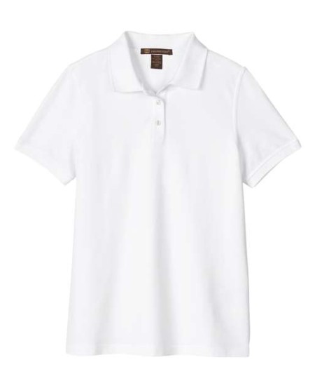 Harriton M205W Women's Valiant Cotton Snag Protect Polo – 6 oz. Cotton Snag Protection Pique Women's Polo | XS–3XL