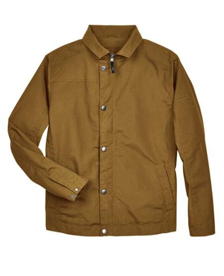 Harriton M705 Men's Auxiliary Canvas Work Jacket – 8.26 oz. 80/20 Polyester/Cotton Coated Canvas Work Jacket | XS–6XL