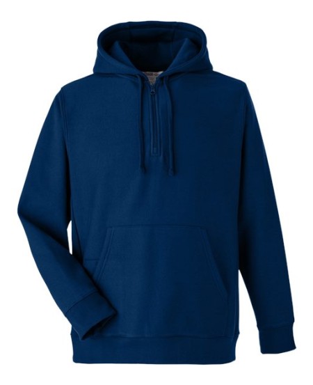 Team 365 TT97 Unisex Zone HydroSport Heavyweight Quarter-Zip Hooded Sweatshirt – 11 oz. 70/30 Cotton/Polyester | XS–4XL