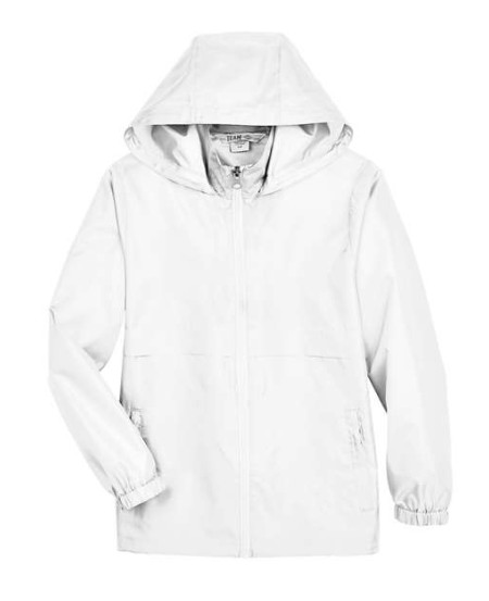 Team 365 TT73Y Youth Zone Protect Lightweight Jacket – 1.77 oz. Polyester Taffeta Water-Resistant Shell | S–XL