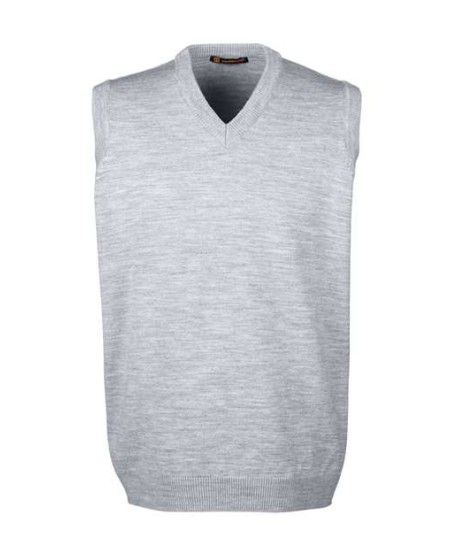 Harriton M415 Men's Pilbloc V-Neck Sweater Vest – 11.8 oz. 100% Acrylic Jersey Knit Anti-Pill Sweater Vest | XS–6XL