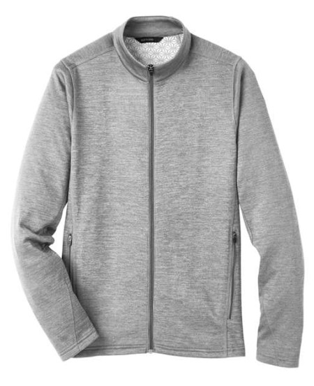 North End NE712 Men's Flux 2.0 Full-Zip Jacket – 6.8 oz. 100% Polyester Mélange Fleece, UTK Ceramitech, UTK Hydropel