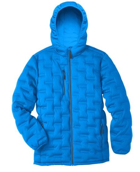 North End NE708 Men's Loft Puffer Jacket – 4 oz. 3-Layer Polyester Stretch Jersey, 6,000 mm Waterproof, UTK SubDown Fill
