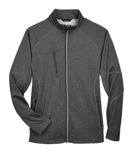 North End 88174 Men's Gravity Performance Fleece Jacket – 7.4 oz. 100% Polyester Brushed-Back Fleece Men's Full-Zip Jacket | S–5XL