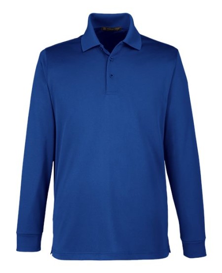 Harriton M348LT Men's Tall Advantage Long Sleeve Snag Protection Plus IL Polo – 6.5 oz. 100% Polyester | LT–4XLT