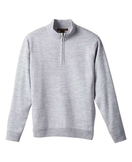 Harriton M421 Unisex Pilbloc Quarter-Zip Pullover Sweater – 12 oz. 100% Acrylic Jersey Knit Anti-Pill Quarter-Zip | XS–4XL