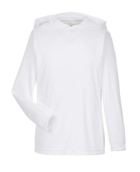 Team 365 TT41Y Youth Zone Performance Hooded T-Shirt – 3.5 oz. 100% Polyester Hooded Tee | S–XL