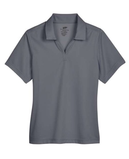 UltraClub UC102W Cavalry Twill Performance Polo – Women's 4.4 oz. 100% Polyester Two-Tone Twill Polo