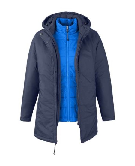 CORE365 CE725W Women's Inspire 3-in-1 Jacket with Insulated Liner – Nylon Taslon Shell + Liner | XS–3XL