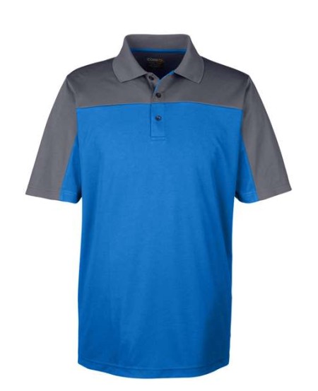 CORE365 CE101 Men's Balance Colorblock Performance Piqué Polo – 4.1 oz. 100% Polyester | S–5XL
