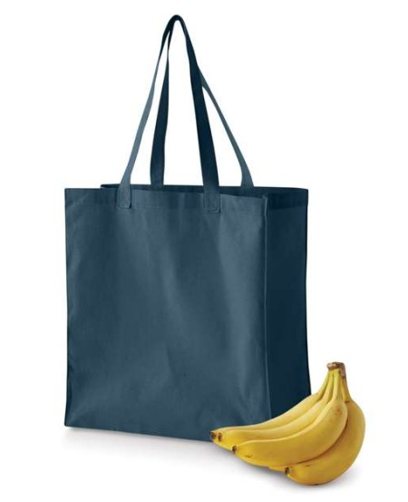 BAGedge BE055 Canvas Grocery Tote – 6 oz. 100% Cotton Canvas Reusable Shopper Tote | One Size