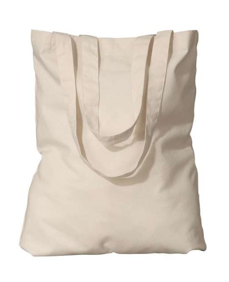 econscious EC8056 Eco Promo Tote – 4.7 oz. 100% Organic Cotton | Plain Weave | 13.5″W x 15.5″H | 21.75″ Self-Fabric Straps | Entry-Level Organic Promo Tote
