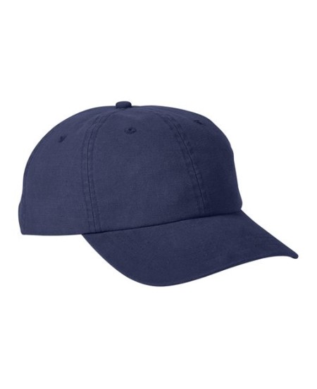 Big Accessories BA610 Heavy Washed Canvas Cap – 100% Brushed Cotton Canvas | Heavy Enzyme Garment Wash | Unstructured 6-Panel Low-Profile | Brass Buckle Closure | OSFM