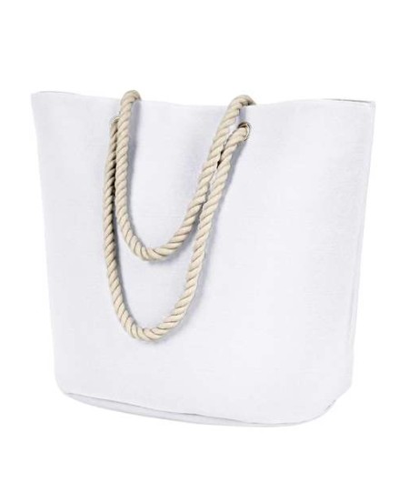 BAGedge BE256 Polyester Canvas Rope Tote – 100% Polyester Canvas with 25