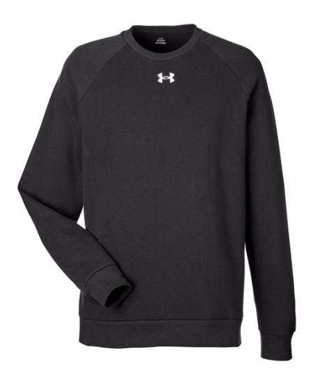 Under Armour 1379755 Men's Rival Fleece Crewneck Sweatshirt – 80/20 Cotton/Polyester | M–4XL