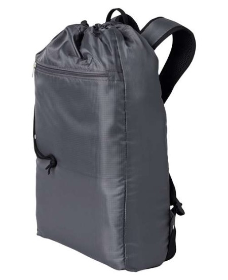 BAGedge BE278 Getaway Cinchback Travel Backpack – Ripstop Polyester Cinch Backpack, 12