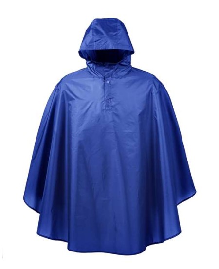 Team 365 TT71 Unisex Zone Protect Packable Poncho Rain Coat – 1.5 oz. Polyester Taffeta Water-Resistant Poncho | One Size
