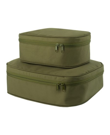 econscious EC8707 Grove Travel Cube Set – 600D 100% Recycled Polyester | 3-Piece Travel Cube Set | Mesh Windows | Recycled Content | Eco Packing Organizers