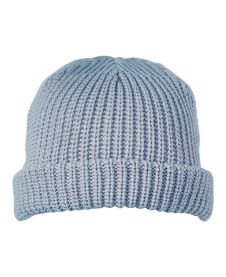 Big Accessories BA698 Dock Cuffed Beanie – 100% Acrylic Knit Double-Layer | 6-Seam Construction | 7