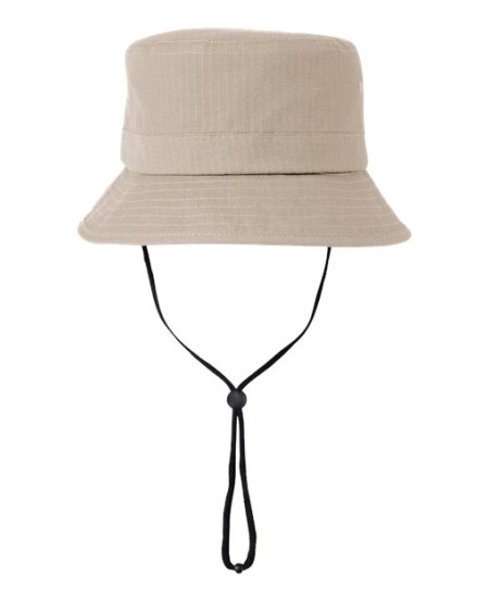 Big Accessories BA643 Lariat Booney – 100% Cotton Ripstop Boonie Hat | Cotton Rope Chin Strap | Crown Band | Matching Sewn Eyelets | One Size