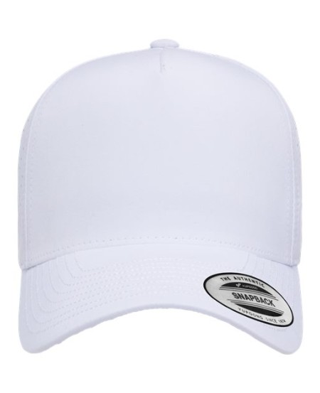 YP Classics 5389AP Five-Panel Snapback with Perforated Cap – 95/5 Polyester/PU Spandex High-Profile