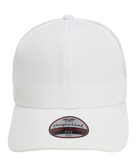 Imperial 1988M The Whitaker Mesh Cap – 100% Polyester Super Soft-Washed Structured Six-Panel Mid-Profile Mesh Back Cap | OSFM
