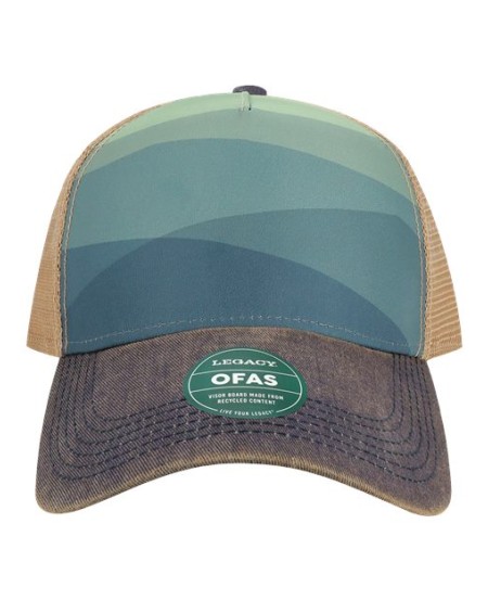 LEGACY OFAFP Old Favorite Five-Panel Trucker Cap – Unisex 65% cotton / 35% polyester Five-Panel Trucker Cap | Adjustable (OSFM)
