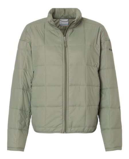 Columbia 211667 Womens Sienna Hill Quilted Jacket - 100% Nylon Omni-Shield 80g Microtemp Insulation Packable Barrel Sleeves Drop Tail | S-XXL