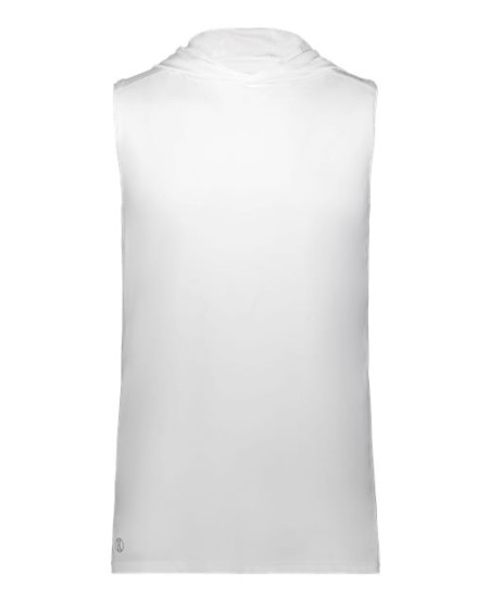 Holloway 222590 CoolCore Sleeveless Hooded T-Shirt – Unisex 4.4 oz. 88/12 Poly/Elastane UPF 50+ Sleeveless Hoodie