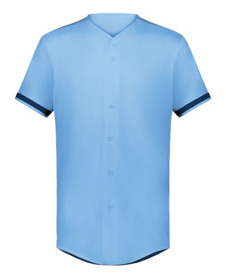 Augusta Sportswear 6909 Unisex Cutter+ Full Button Baseball Jersey – 96/4 Polyester/Spandex 4-Way Stretch UPF 50+ Jersey