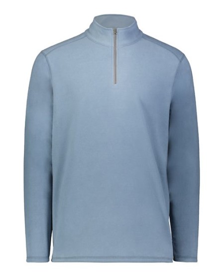 Augusta Sportswear 6863 Unisex Eco Revive Micro-Lite Fleece Quarter-Zip Pullover – 5.3 oz./yd² 70/30 Recycled Polyester Lightweight Fleece Quarter-Zip