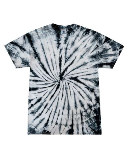 Colortone CD1000 Unisex Multi-Color Tie-Dyed T-Shirt - 5.3 oz. 100% Heavyweight Cotton Classic Fit Tie-Dye Tee | S-5XL