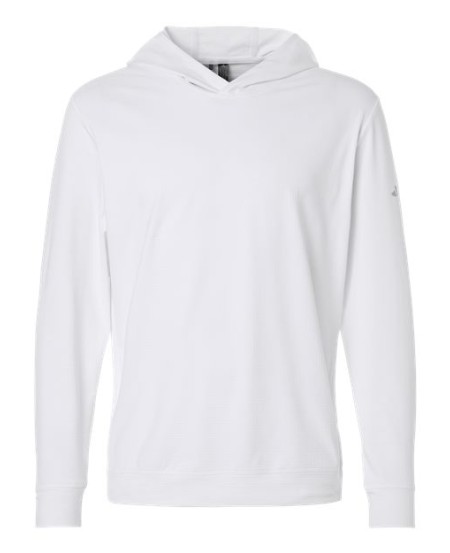Adidas A2009 Men's Ultimate365 Elevated Hoodie – 6.5 oz. 88/12 Recycled Polyester/Elastane Soft Textured Pullover Hoodie | S–3XL