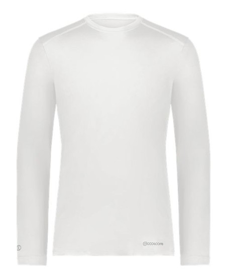 Holloway 222138 Essential Long Sleeve T-Shirt – Unisex 88/12 Polyester/Elastane Coolcore Long Sleeve Performance Tee
