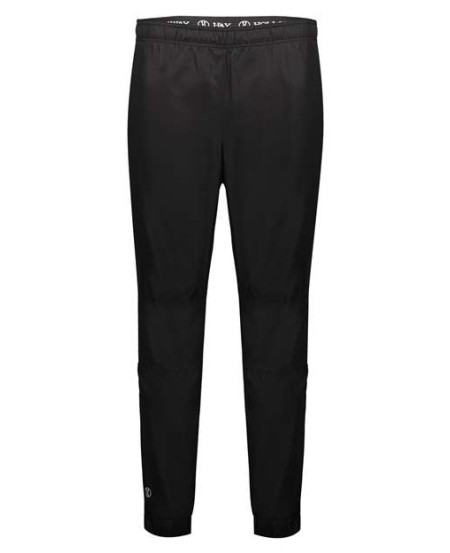 Holloway 229531 Men's SeriesX Pants – Micron™ Polyester Wind/Water-Resistant Micromesh Lined Warm-Up Pants with Ankle Zipper