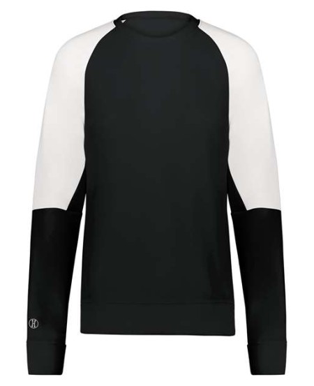 Holloway 223725 Women's Momentum Team Crewneck Sweatshirt – 5.9 oz. 100% Polyester Wicking Fleece Color Secure Ladies' Crewneck