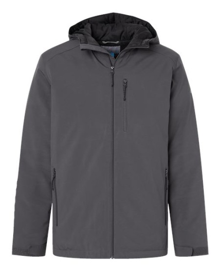 Columbia 216509 Mens Gate Racer II Soft Shell Jacket - 96/4 Polyester/Elastane Barrier Grid Softshell Microfleece Lining 80g Microtemp Insulation Omni-Shield | S-3X