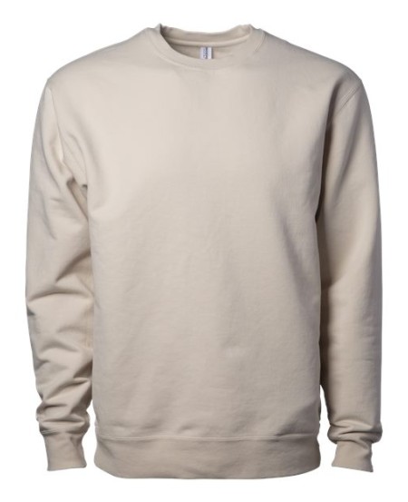 Independent Trading Co. INDLUXCREW Lux Heavyweight Modal Crewneck Sweatshirt – 9.5 oz. Unisex Crewneck sweatshirt | XS–3XL