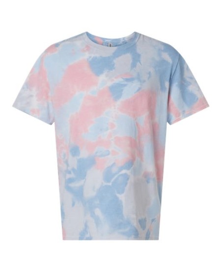 Colortone 1355 Unisex Vintage Tie-Dyed T-Shirt - 50/50 Ring-Spun Cotton/Polyester Vintage Fine Jersey Tie-Dye Tee | S-3XL