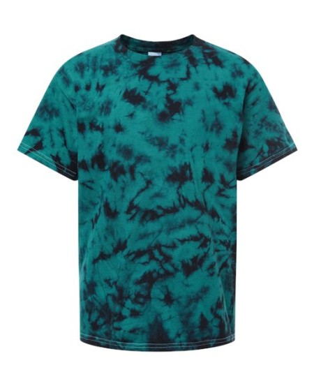 Colortone 1390Y Youth Crystal Wash T-Shirt - 5.3 oz. 100% Heavyweight Cotton Youth Crystal Wash Tee | XS-L