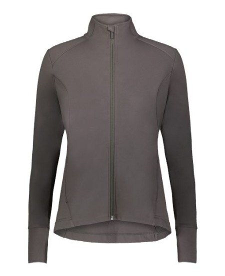 Holloway 223765 Women's Eco Revive City Flex Full-Zip Jacket – 7 oz. 78/22 Recycled Polyester/Spandex Slim-Fit Full-Zip | XS–2XL