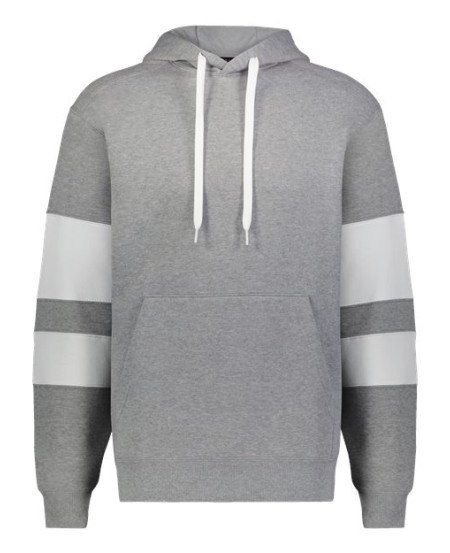 Holloway 229576 Unisex Jackson Way Hooded Sweatshirt – 9 oz. 60/40 Cotton/Polyester Dual Stripe Sleeve Hoodie | S–3XL