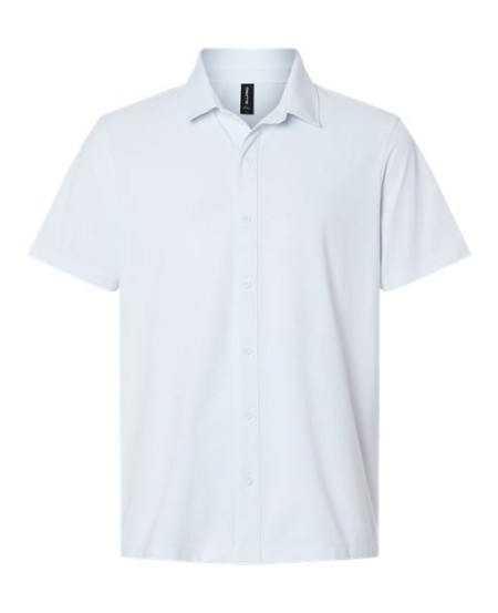 AllPro 41SPSS Pro-Flex Sorona Button Down Short Sleeve Shirt – Men's 60/40 Polyester/Sorona Performance Shirt | XS–4XL