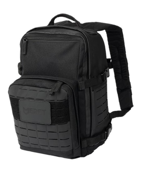 MERET DL24 Delta 24L Black Backpack – Black – 1000D Cordura nylon with water-resistant coat