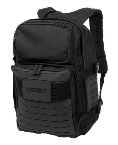 MERET DL37 Delta 37L Black Backpack – Black – 1000D Cordura nylon with water-resistant coat