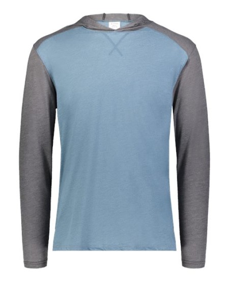 Augusta Sportswear 6884 Unisex Gameday Vintage Hooded T-Shirt – 3.8 oz. 50/38/12 Cotton/Poly/Rayon Tri-Blend Hooded Tee | UPF 15+