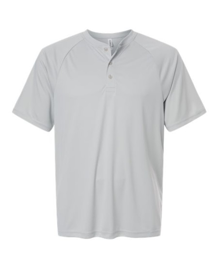 Team 365 TT11HN Men's Zone Performance Henley – 4 oz. Polyester Athletic Henley | XS–4XL