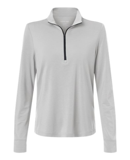 North End NE405W Women's JAQ Stretch Performance Quarter-Zip – 5.3 oz. 69/26/5 Poly/Lyocell/Spandex | Women's New